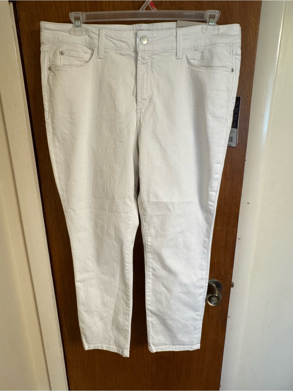NWT Optic White Jeans Size 16, By NYDJ, Convertible Ankle, Lift Tuck Technology